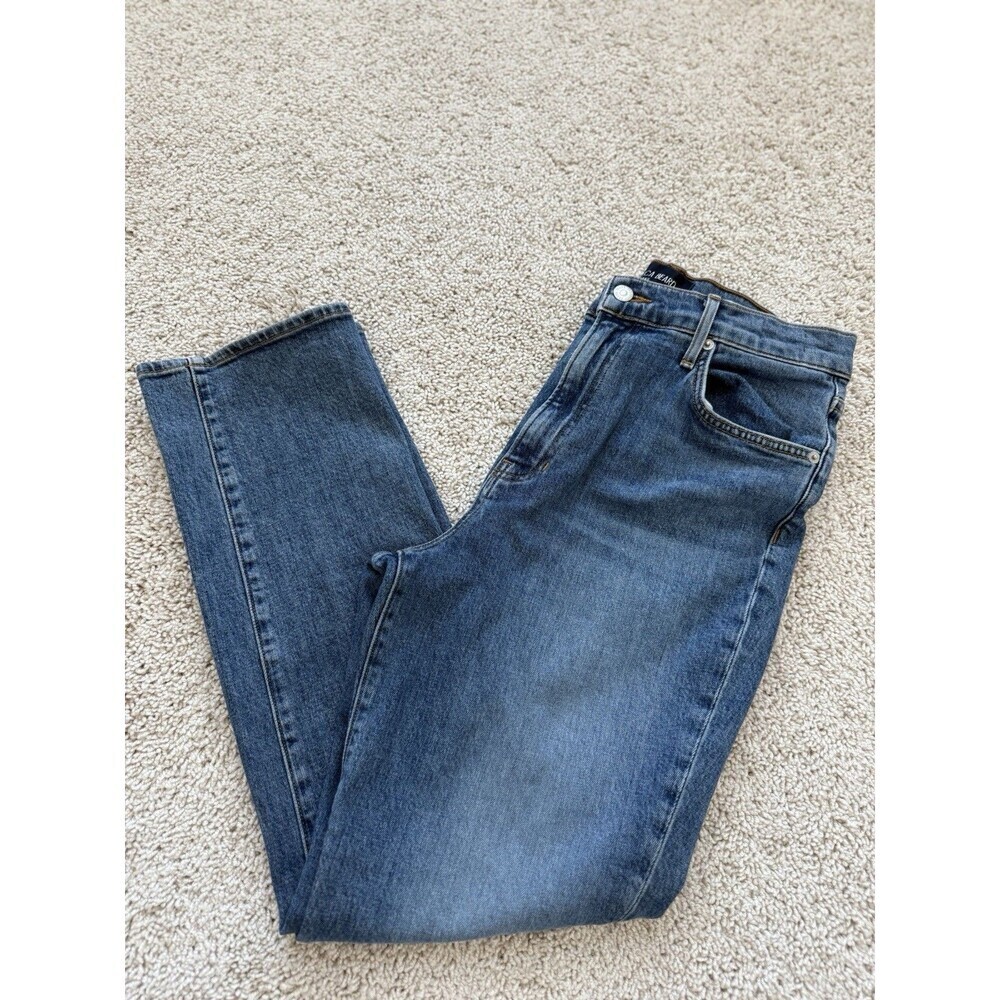 VERONICA BEARD 31‎ Ryleigh Slim Straight Ankle High-Rise Wanderer Dust Timeless - Picture 6 of 11